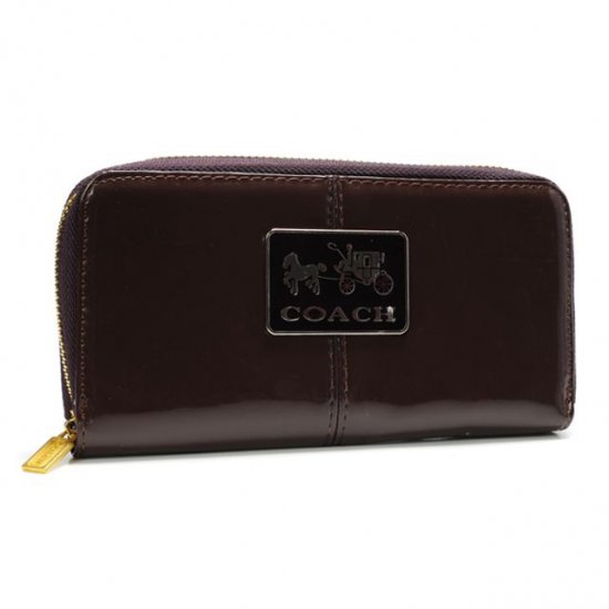 Coach Madison Smooth Large Coffee Wallets AGY